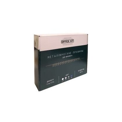 Металлические пружины Office Kit D11 мм (7/ 16) белые 100 шт.