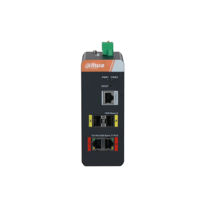 Управляемый PoE-коммутатор 05 портов Dahua DH-IS4204-2GT-120 (2х1Гбит/ с, 2хSFP, 2хPoE, PoE‑бюджет 120 Вт) 2 уровня