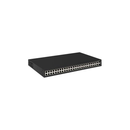 Неуправляемый POE-коммутатор 50 портов Osnovo SW-64822(700W) ( 48x100Мбит/ с, 2хRJ45/ SFP, 48xPOE, PoE‑бюджет 700 Вт) корпус - металл
