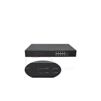 Управляемый коммутатор 10 портов Osnovo SW-70802/ L2 (8х1Гбит/ с, 2хSFP) 2+ уровня