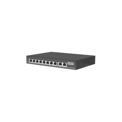 Неуправляемый POE-коммутатор 10 портов Osnovo SW-21000/ A(120W) ( 10x100Мбит/ с, 8xPOE, PoE‑бюджет 120 Вт) корпус - металл