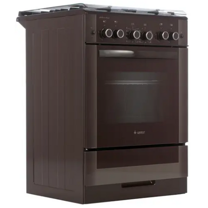 Плита газовая Gefest 6300-02 0047 коричневый (духовка газовая, решетки чугун)