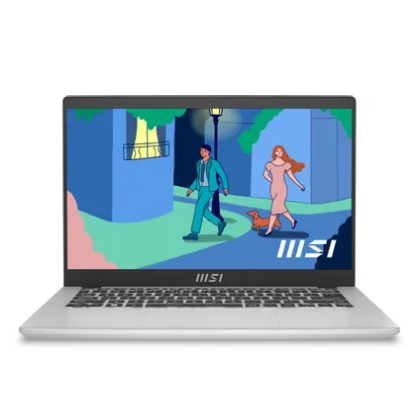 Ультрабук MSI 14,0"/ Intel i7-1255U (1.7GHz до 4.7GHz)/ 16Гб/ SSD 512Гб/ Intel Iris Xe Graphics (1920x1080) IPS/ Win 11 Pro/ Серебристый MSI Modern 14 C12MО