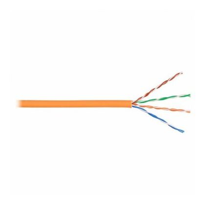 Кабель Cu UTP, Внутренний, 4x2x0.51, бухта 305м., Cat5e, LSZH, Lanmaster (LAN-5EUTP-LSZH-OR)