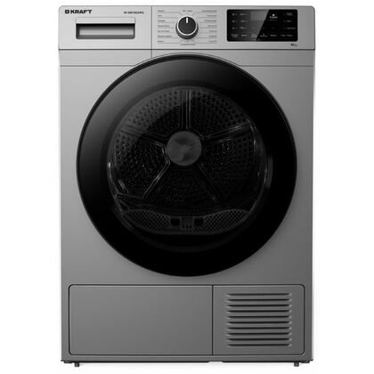 Сушильная машина Kraft KF-DM1001HPW белый (загрузка - 10 кг, конденсационная, программ - 15, размер - 60x62x84 см)