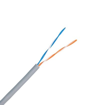 Кабель Cu UTP, Внутренний, 2x2x0.52, бухта 500м., Cat5e, КССПВ  Полимет,  в коробке