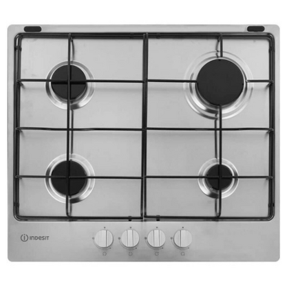 Газовая варочная панель Indesit THPM 642 IX/ I нержавеющая сталь ( конфорок -  4 шт,  панель - нержавеющая сталь, 58х51 см)