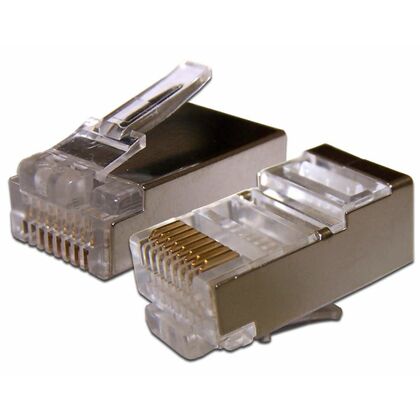 Коннектор RJ-45 Cat6A экранированный Lanmaster (TWT-PL45/ S-8P8C-6A) упаковка 100 шт