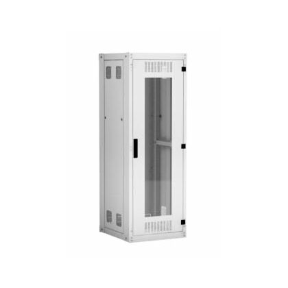 Шкаф напольный телекоммуникационный 19" 42U, Ш600*В2042*Г800, передняя дверь - стекло, серый (EC-FZ-426080-GMM-GY)