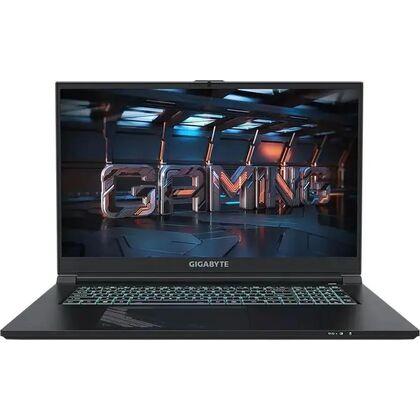 Ноутбук Gigabyte 17,3"/ Intel i5-12500H (2.5GHz до 4.5GHz)/ 16Гб/ SSD 512Гб/ GeForce RTX 4050 6Gb (1920x1080) IPS/ No ODD/ DOS/ Черный G7 MF (MF-E2KZ213SD)
