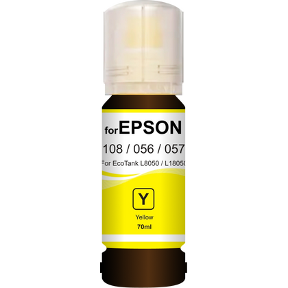 Чернила Epson EcoTank 108/ 056/ 057 (T09C44A) (L8050/ L18050/ L8058/ L18058) Yellow 70мл. Revcol