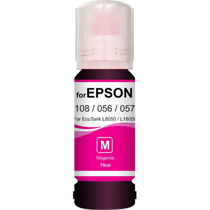 Чернила Epson EcoTank 108/ 056/ 057 (T09C34A) (L8050/ L18050/ L8058/ L18058) Magenta 70мл. Revcol