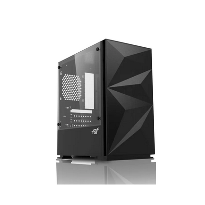 Корпус YGT Mini-Tower B-709 (500W, 2xUSB2.0, 1xUSB3.0, Стекло, Max VGA 310mm, Max CPU 150mm) B-709 BLACK 500W