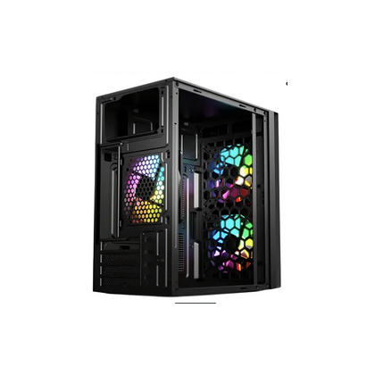 Корпус YGT Mini-Tower M3 (500W, 2xUSB2.0, Стекло, Max VGA 310mm, Max CPU 150mm) M3 BLACK 500W