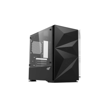 Корпус YGT Mini-Tower B-709 (без БП, 2xUSB2.0, 1xUSB3.0, Стекло, Max VGA 310mm, Max CPU 150mm) B-709 BLACK