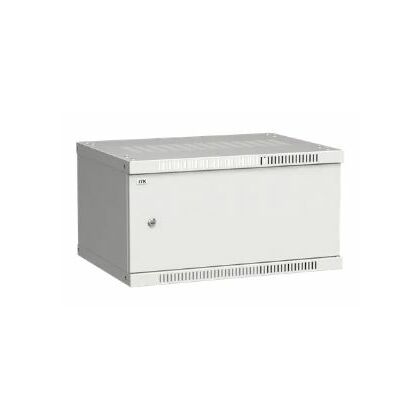 Шкаф настенный телекоммуникационный 19" 06U, Ш600*В320*Г450, передняя дверь - металл, серый (LWE3-06U64-MF)