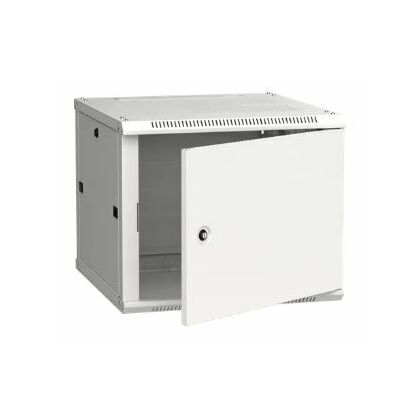 Шкаф настенный телекоммуникационный 19" 09U, Ш600xВ500xГ600, передняя дверь - металл, серый ITK (LWR3-09U66-MF)