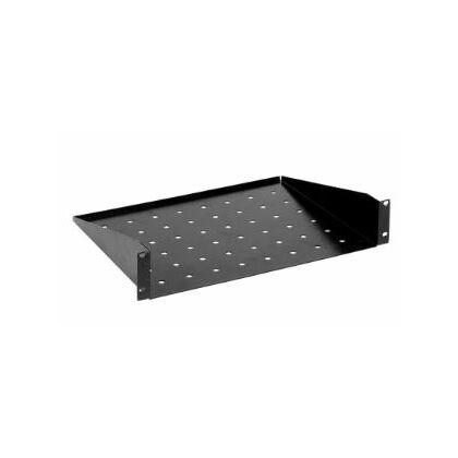 Полка консольная 19" 2U (Ш483xВ88xГ350мм, нагрузка до 20 кг), черная ITK (RS05-350P-R)