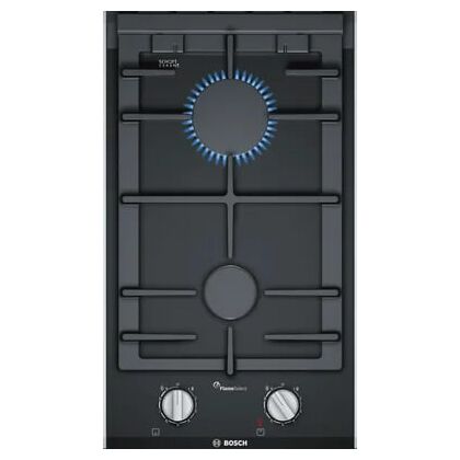 Газовая варочная панель Bosch PRB3A6B70 черный (конфорок -  2 шт, панель - стеклокерамика)