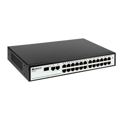 Управляемый коммутатор 26 портов Origo OS1326 (24х100Мбит/ с1х1Гбит/ с, 1хRJ45/ SFP) 2 уровня