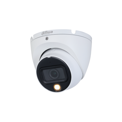 Видеокамера аналоговая 5 Mp уличная Dahua купольная, f: 3.6 мм, 2880*1620, ИК: 20 м, LED:20 м, микрофон (DH-HAC-HDW1500TLMP-IL-A-0360B-S2)
