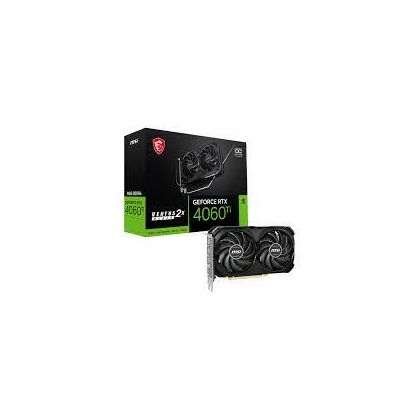 Видеокарта PCI-e: GeForce RTX 4060 Ti Msi (8Gb, GDDR6, 128 bit, 1*HDMI, 3*DP) RTX 4060 Ti VENTUS 2X BLACK 8G OC