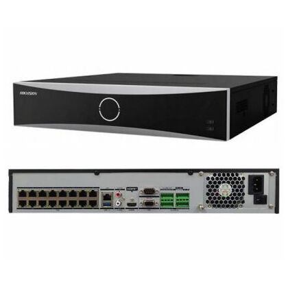 Видеорегистратор IP 16-канальный Hikvision 16 портов POE, бюджет 200 Вт, HDD до 10Tb (DS-7716NXI-K4/ 16P)