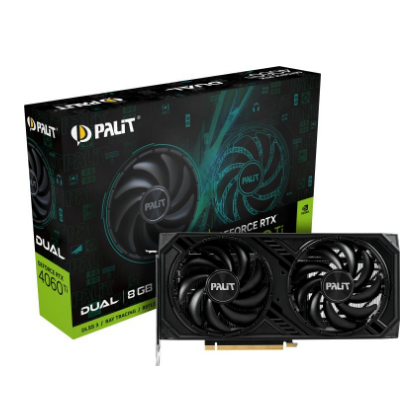 Видеокарта PCI-e: GeForce RTX 4060 Ti Palit (8Gb, GDDR6, 128 bit, 1*HDMI, 3*DP) NE6406T019P1-1060D