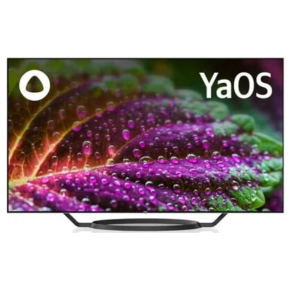 Телевизор 65" BBK 65LED-9201/ UTS2C OLED, Smart TV, 4K Ultra HD, 60 Гц, T2/ C/ S2, HDMI х3, USB х2, звук 2х15 Вт, чёрный