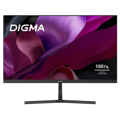 Монитор 23.8" Digma 24P404F черный (IPS, 1920х1080, 100 Гц, 5 ms, 250 cd/ m2, 1000:1, audio: 2х1 Вт, HDMIх1, VGAх1)