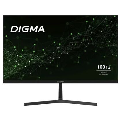 Монитор 27" Digma Progress 27P404F черный (IPS, 1920х1080, 100 Гц, 5 ms, 300 cd/ m2, 1000:1, audio: 2х1 Вт, HDMIх1, VGAх1)