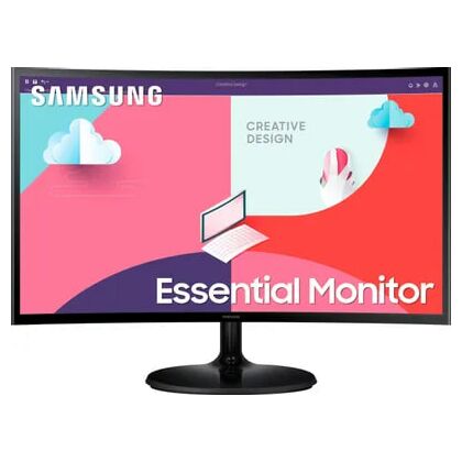 Монитор 27" Samsung S27C360EAI черный (VA, 1920х1080, 75 Гц, 4 ms, 250 cd/ m2, 1000:1, HDMIх1, VGAх1)