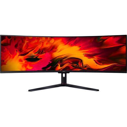 Монитор 49" Acer UM.SE1EE.S05 черный (VA, 5120x1440, 120 Гц, 4 ms, 400 cd/ m2, 3000:1, DPх1, HDMIх2)