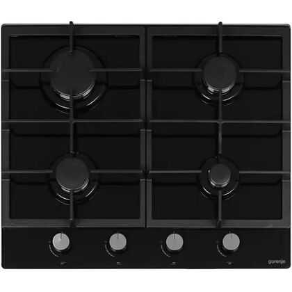 Газовая варочная панель Gorenje GT641AKB черный (конфорок -  4 шт, панель - закаленное стекло, 56x48 см)