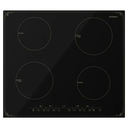 Индукционная варочная панель DARINA P8 EI 305 B черный (конфорок - 4 шт, панель - стеклокерамика, 59x52 см)