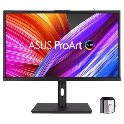 Монитор 27" Asus PA27DCE-K черный (OLED, 3840х2160, 60 Гц, 0,1 ms, 350 cd/ m2, 1000:1, DPх1, HDMIх3)