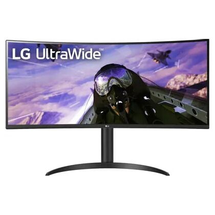 Монитор 34" LG 34WP65C-B черный (VA, 3440х1440, 160 Гц, 5 ms, 300 cd/ m2, 3000:1, DPх1, HDMIх2)