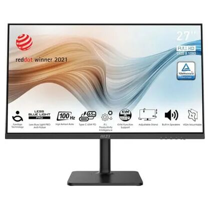 Монитор 27" MSI MD272XP черный (IPS, 1920х1080, 100 Гц, 1 ms, 300 cd/ m2, 1000:1, DPх1, HDMIх1)