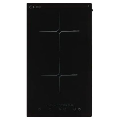 Индукционная варочная панель Lex EVI 320-2 BL черный (конфорок - 2 шт, панель - стеклокерамика, 52х28,8 см)