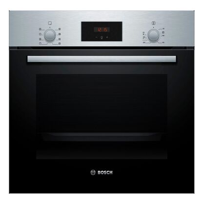 Электрический духовой шкаф Bosch HBF113BR0Q нержавеющая сталь/ черный (объем - 66 л, t -275°)
