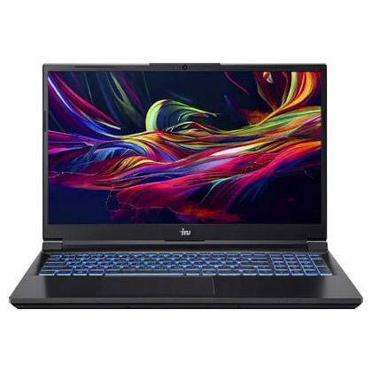 Ноутбук iRU 15,6"/ Intel i5-12500H (2.5GHz до 4.5GHz)/ 16Гб/ SSD 512Гб/ GeForce RTX 3050 4Gb (1920x1080) IPS/ No ODD/ DOS/ Черный (1930300)