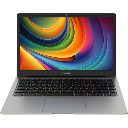 Ноутбук Digma 14,0"/ Intel Celeron N4020 (1.1GHz до 2.6GHz)/ 8Гб/ SSD 256Гб/ Intel UHD Graphics 600 (1920x1080) IPS/ No ODD/ Win 11 Pro/ Темно серый EVE C480