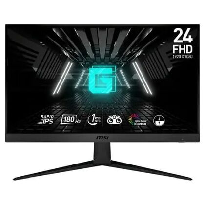 Монитор 23.8" MSI G2412F черный (IPS, 1920х1080, 180 Гц, 1 ms, 300 cd/ m2, 1000:1, DPх1, HDMIх2)
