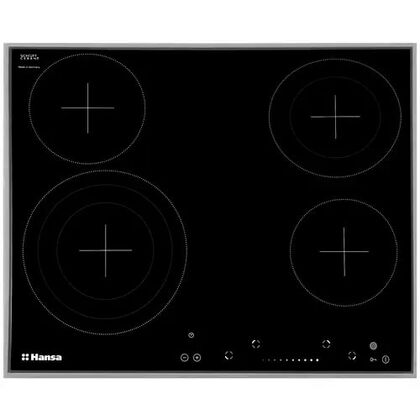Электрическая варочная панель Hansa BHCI96808 черный (конфорок - 4 шт, панель - стеклокерамика, 56x49 см)