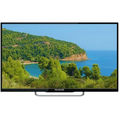 Телевизор 43" POLAR 43PL51TC-SM Smart TV, Full HD, 50 Гц, T/ T2/ C, HDMI х3, USB х2, звук 2х7 Вт, чёрный
