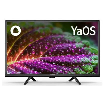 Телевизор 24" Starwind SW-LED24SG304 LED, Smart TV (Яндекс.ТВ), HD, 60 Гц, Универсальный, HDMI х2, USB х2,  темно серый