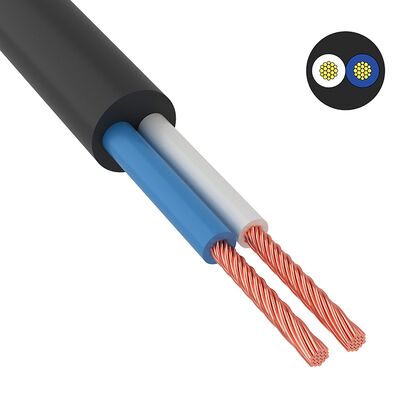 Провод соединительный ПВС 2х1,5 мм² 150 м черный ГОСТ 7399-97, ККЗ (01-8035-4)  кратность заказа 150 м