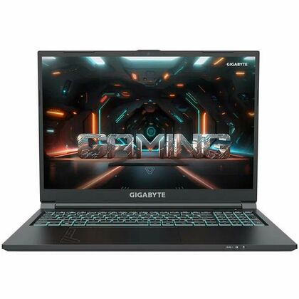 Ноутбук Gigabyte 15,6"/ Intel i5-13500H (2.6GHz до 4.7GHz)/ 16Гб/ SSD 512Гб/ GeForce RTX 4050 6Gb (1920x1200) IPS/ No ODD/ Windows 11/ Черный G6 (MF-52KZ853S