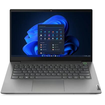 Ноутбук Lenovo 14,0"/ Intel i5-1240P (1.7GHz до 4.4GHz)/ 16Гб/ SSD 512Гб/ Intel Iris Xe Graphics (1920x1080) IPS/ No ODD/ Windows 11/ Серый ThinkBook 14 (21D