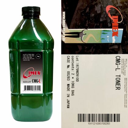 Тонер HP P1005 1кг. фл. Green ATM IMEX CMG-L (CB435A/ CB436A/ CE285A/ CE278A/ CF283A|X)